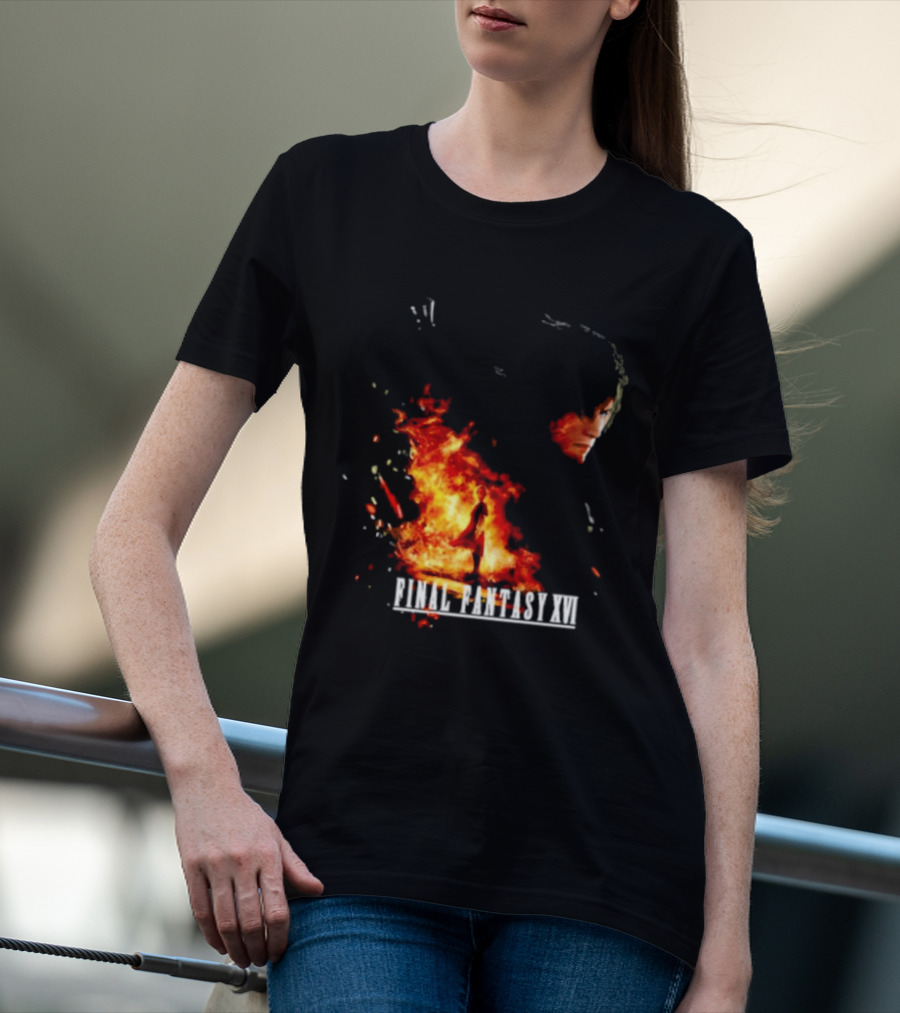 Ben Starr Final Fantasy XVI Fire Element T-Shirt