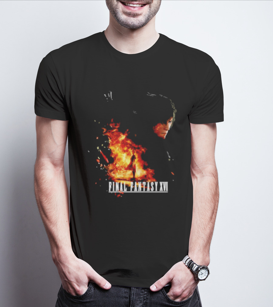 Ben Starr Final Fantasy XVI Fire Element T-Shirt