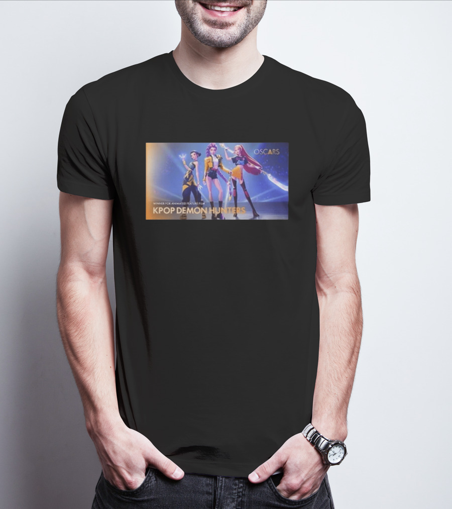 K Pop Demon Hunters Winner Oscar For Animated Feature Film Oscars T-Shirt