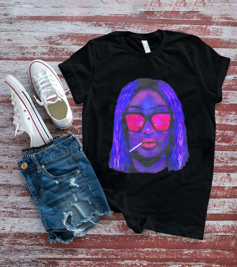 Mara Sadé Lollipop Neon Sunglasses Pop T-Shirt