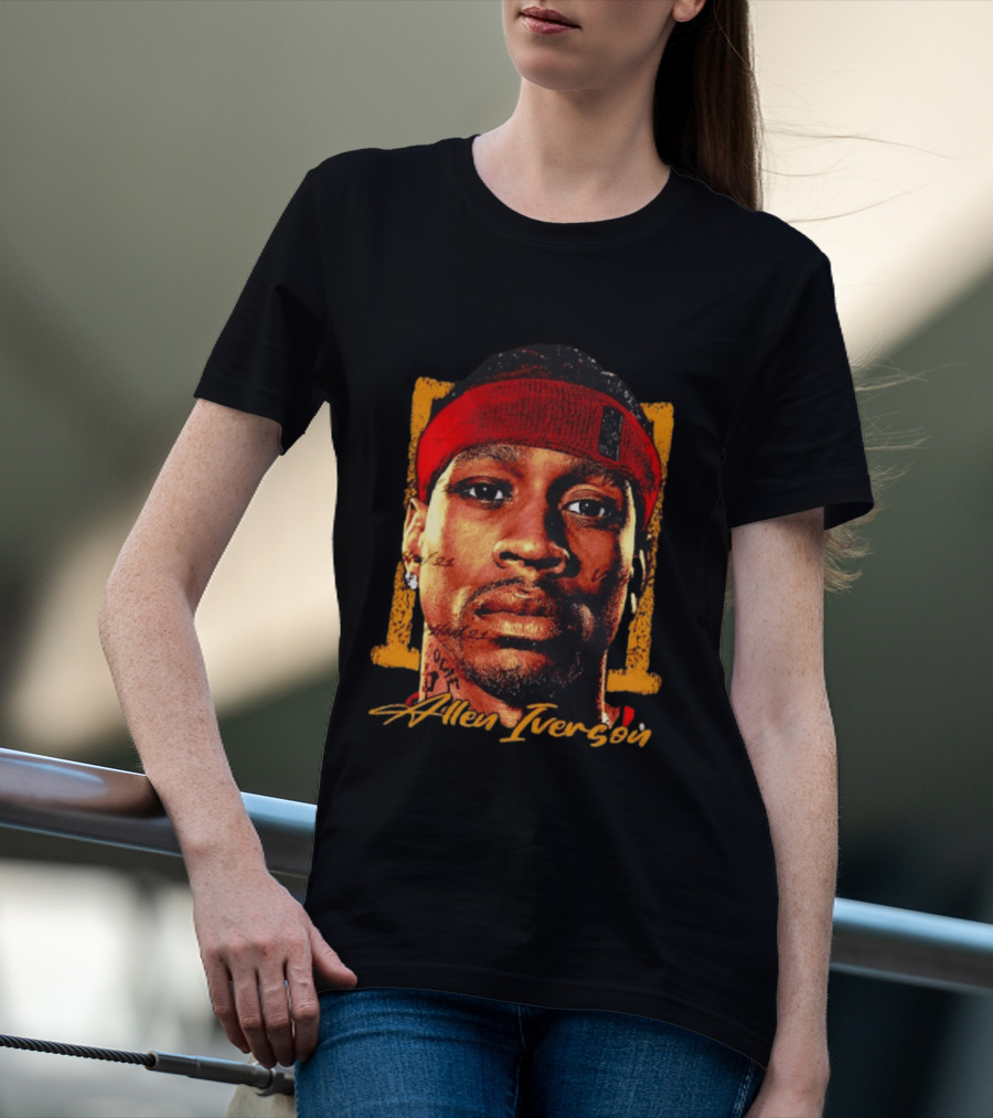 Allen Iverson Philadelphia 76ers Big Face NBA T-Shirt