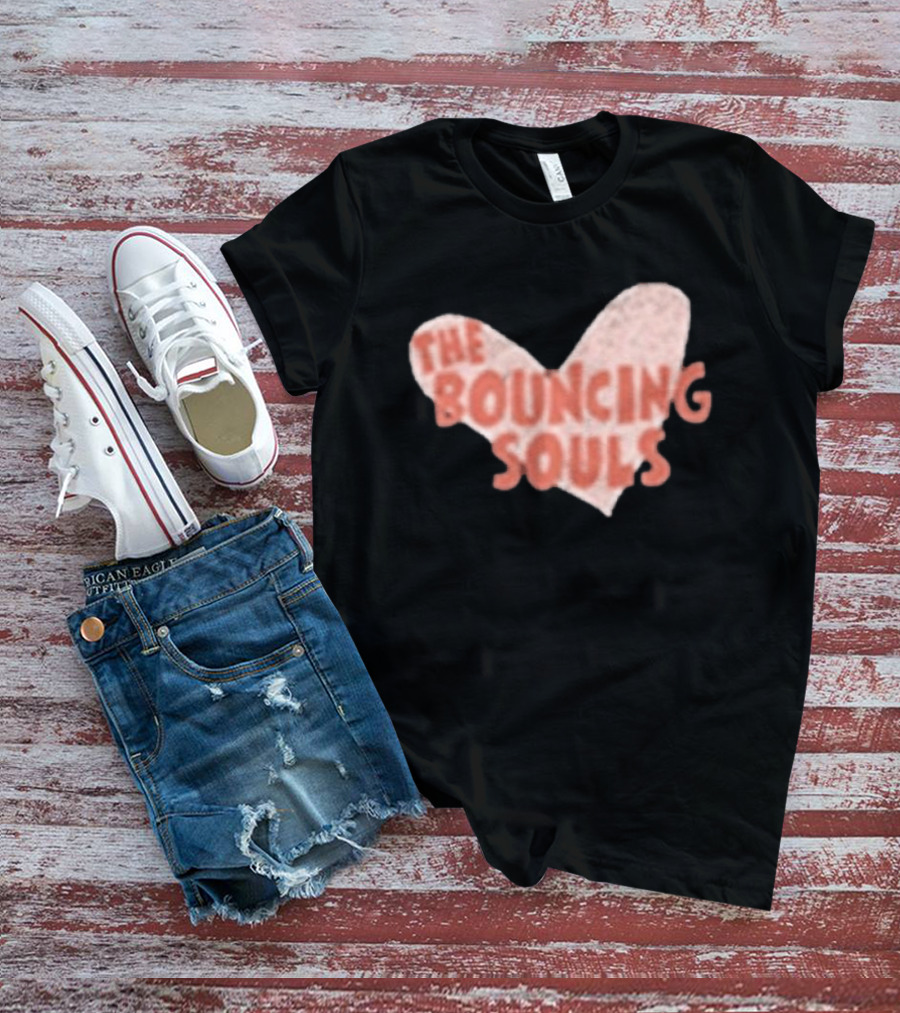 The Bouncing Souls Heart Shaped Hopeless Romantic T-Shirt