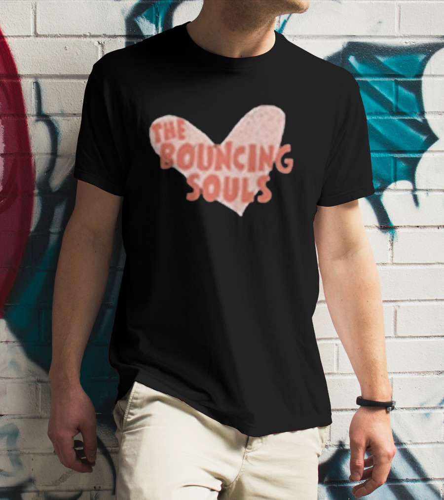 The Bouncing Souls Heart Shaped Hopeless Romantic T-Shirt