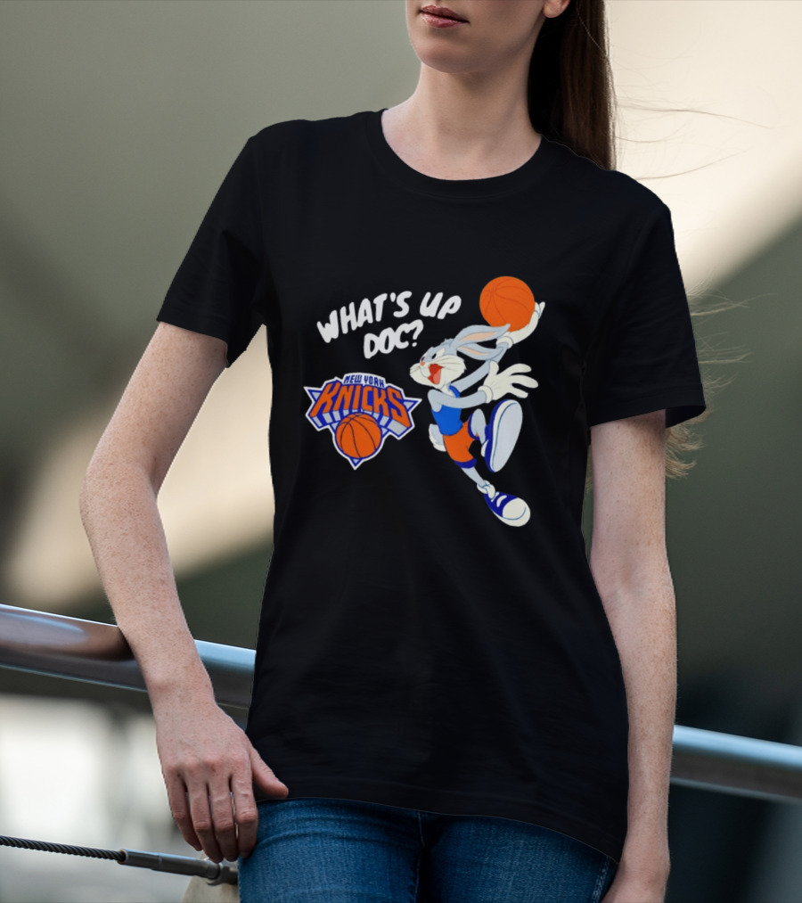 Bugs Bunny New York Knicks What's Up Doc Basketball T-Shirt