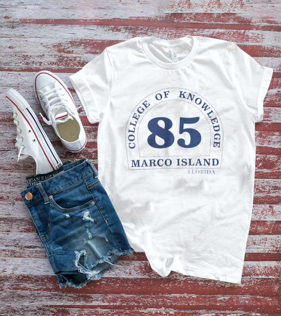 College Of Knowledge 85 Marco Island Florida T-Shirt