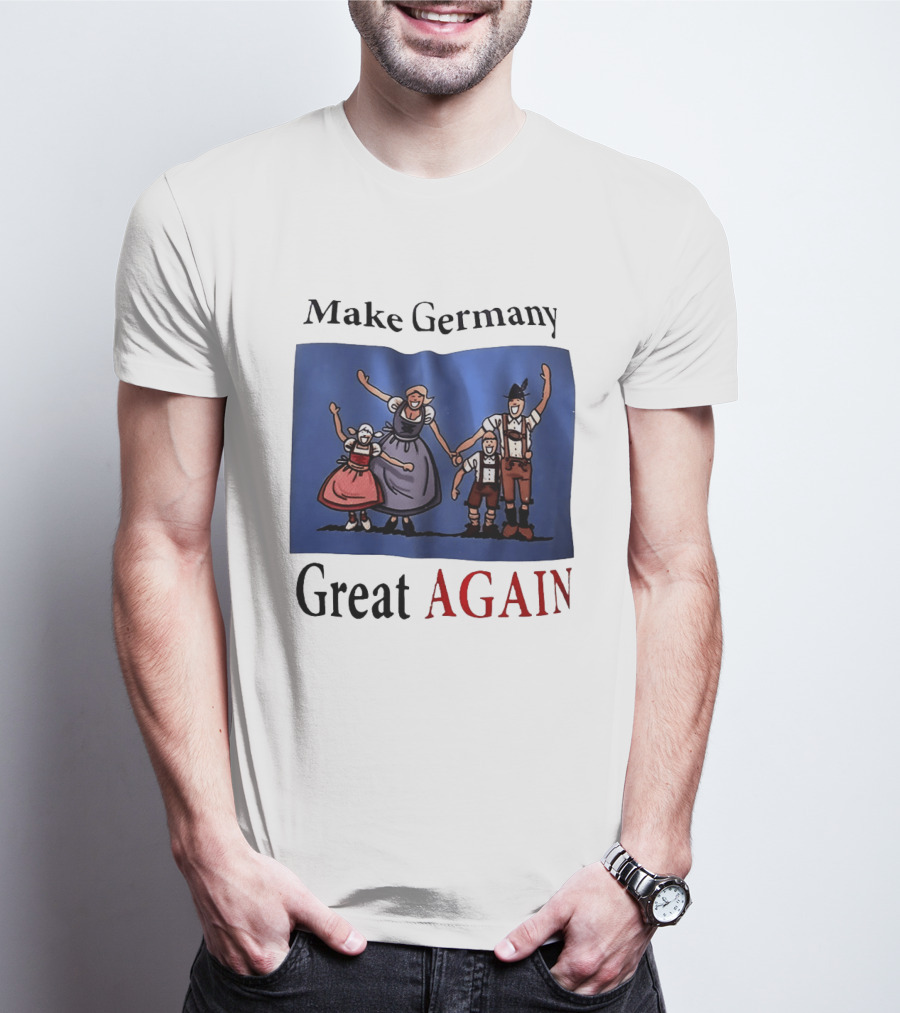 Make Germany Great Again Dirndl Lederhosen Family Celebration T-Shirt