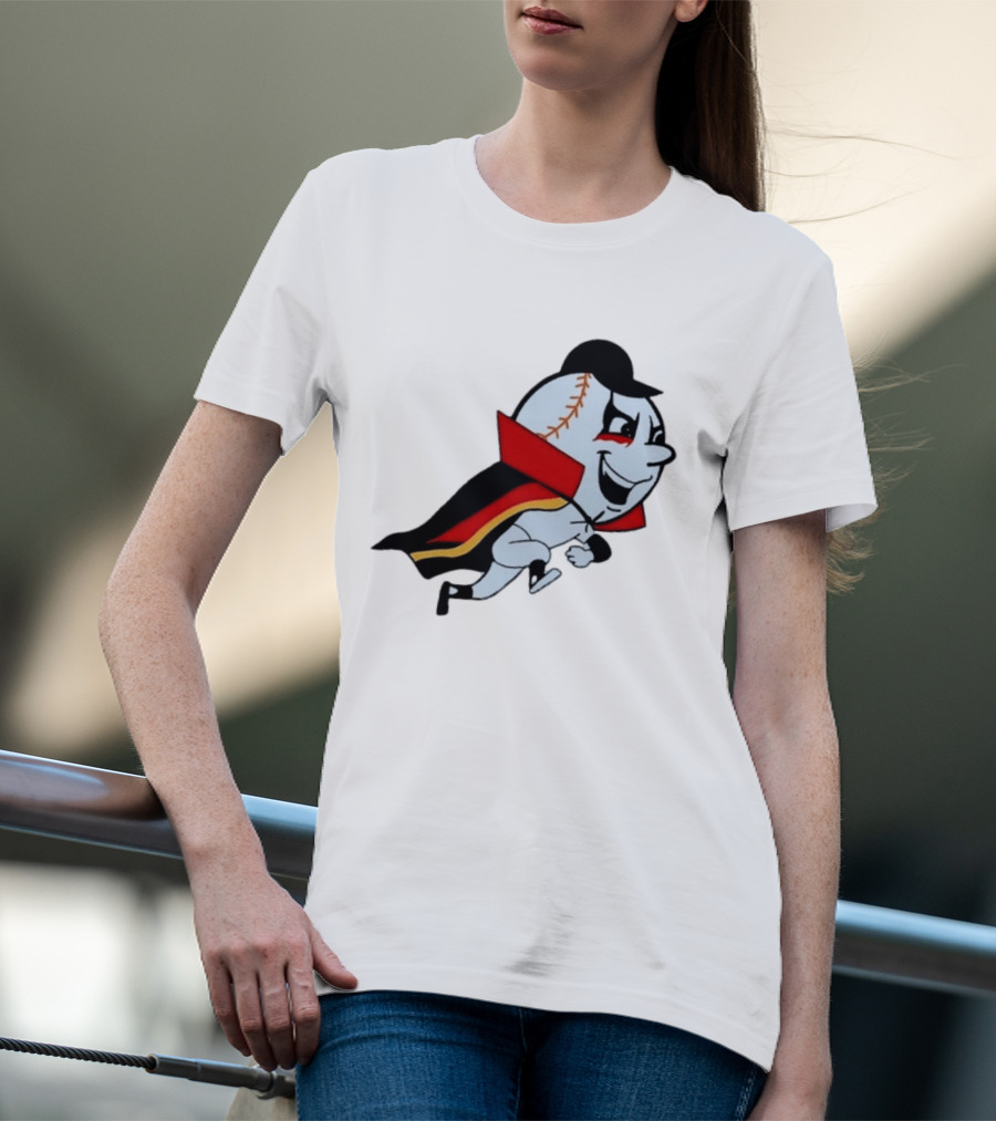 Mr. Met Danhausen Baseball Character With Cape And Makeup T-Shirt