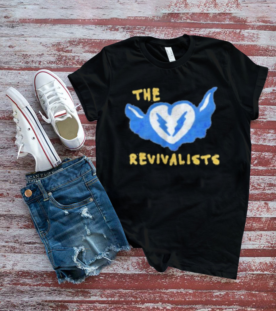 The Revivalists Winged Heart With Lightning Bolt T-Shirt
