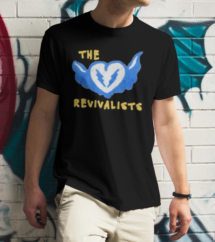 The Revivalists Winged Heart With Lightning Bolt T-Shirt