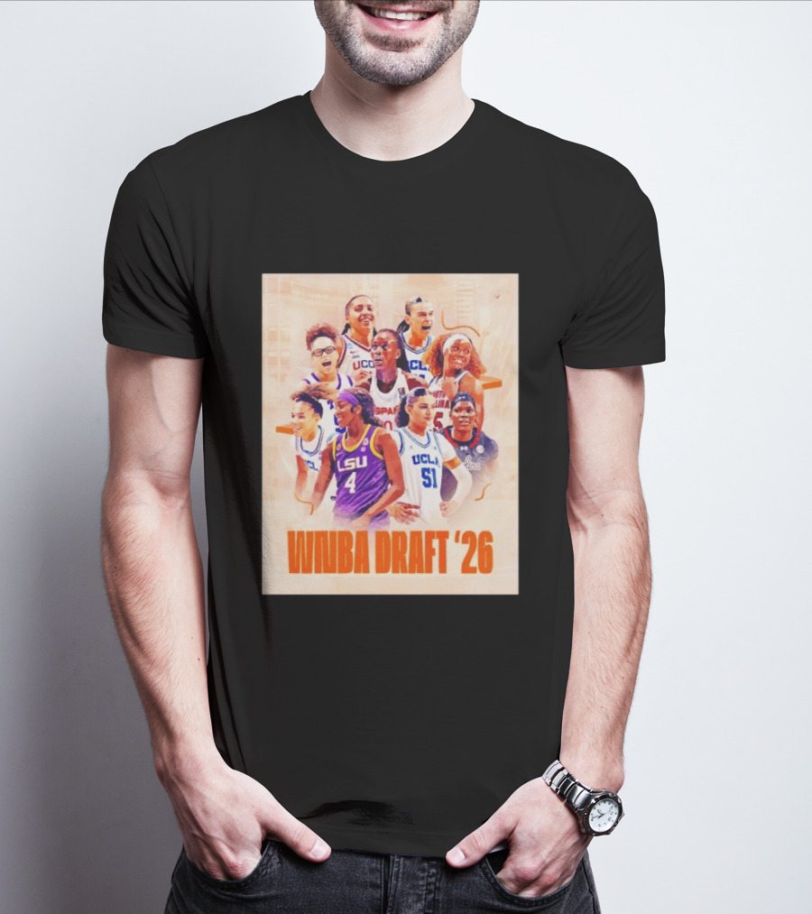 NCAA Women's Basketball WNBA Draft 2026 NCAA UCLA LSU Players T-Shirt