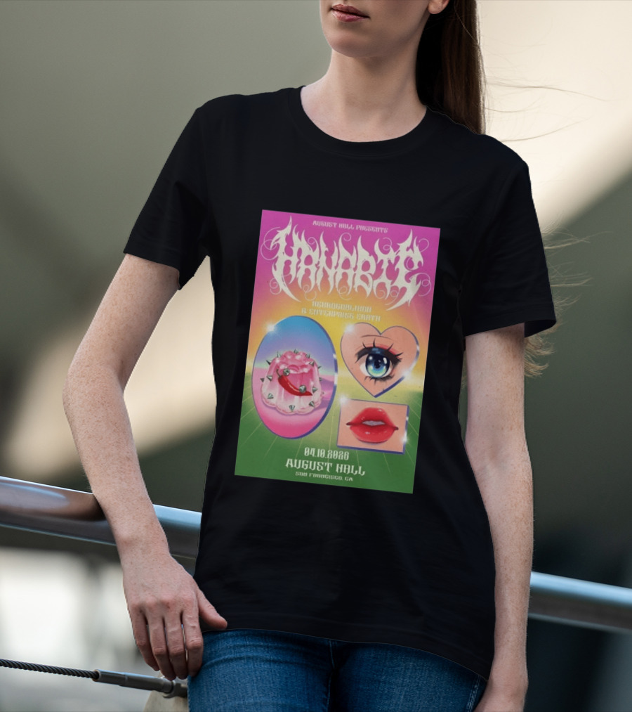 August Hall Presents Hanabie Concert April 10 2026 San Francisco CA T-Shirt