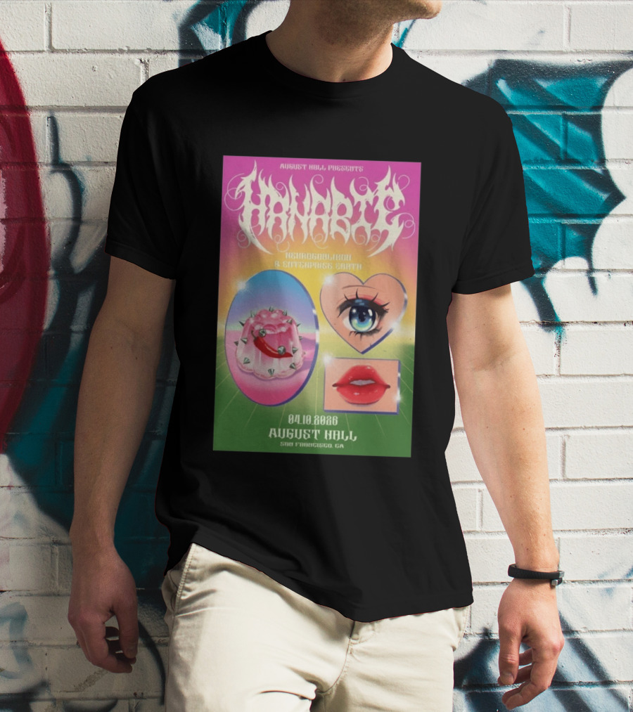 August Hall Presents Hanabie Concert April 10 2026 San Francisco CA T-Shirt