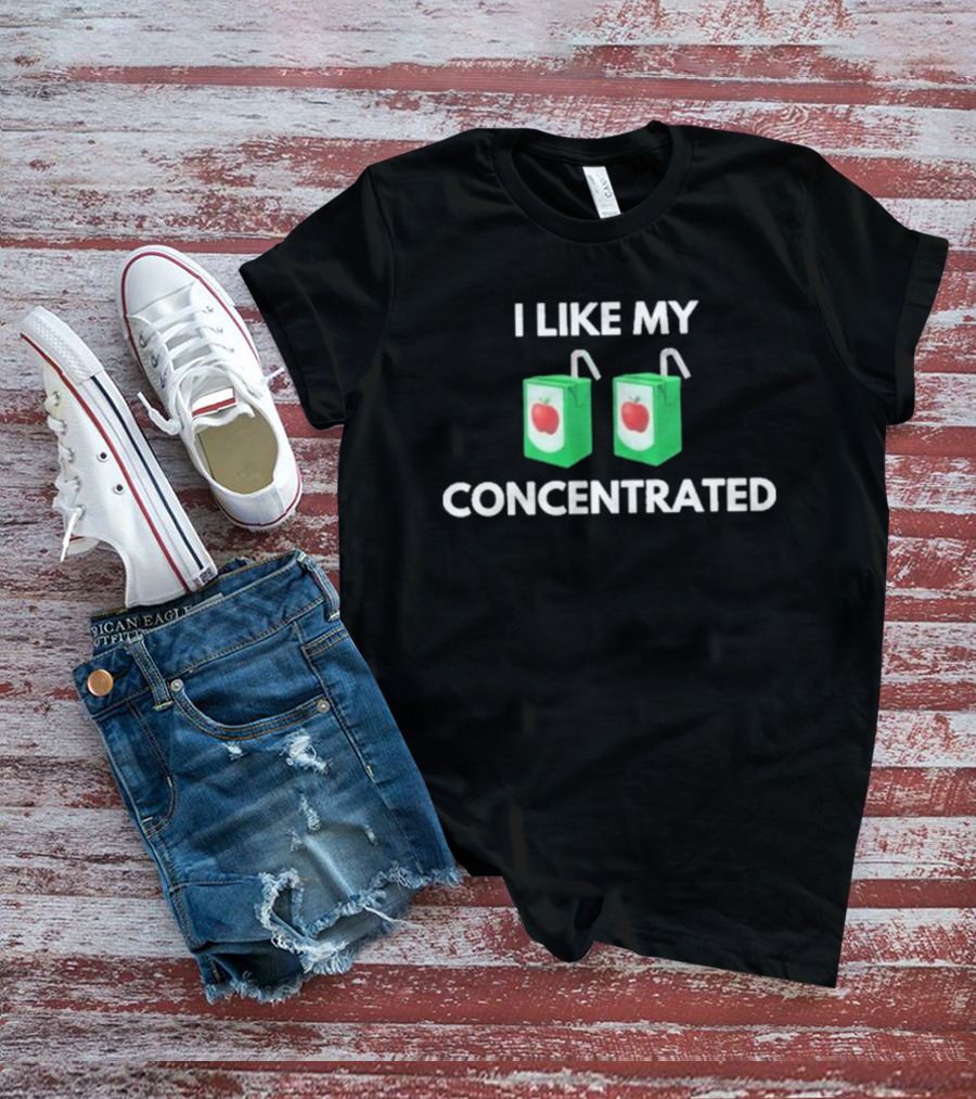 I Like My Concentrated Apple Juice Box T-Shirt
