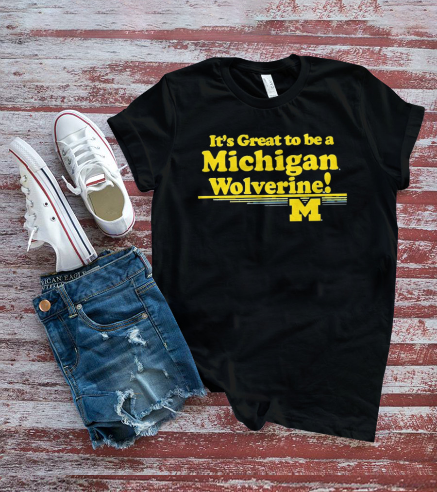 It's Great To Be A Michigan Wolverine M 2026 National Champs T-Shirt
