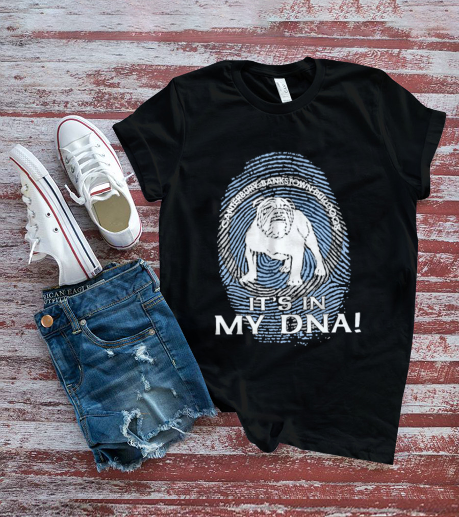 Canterbury Bankstown Bulldogs It's In My Dna Fan T-Shirt