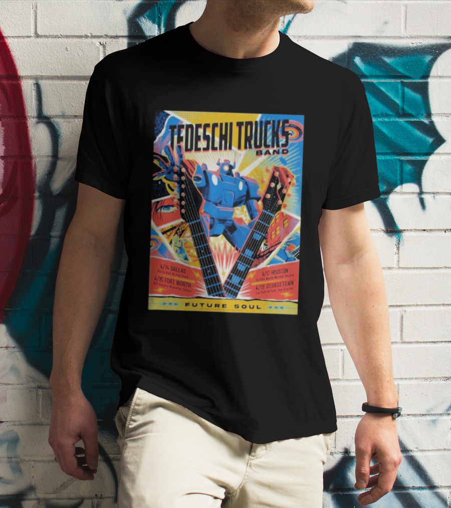 Tedeschi Trucks Band Future Soul 2026 Texas Tour April 14 19 Dallas Fort Worth Houston Georgetown T-Shirt