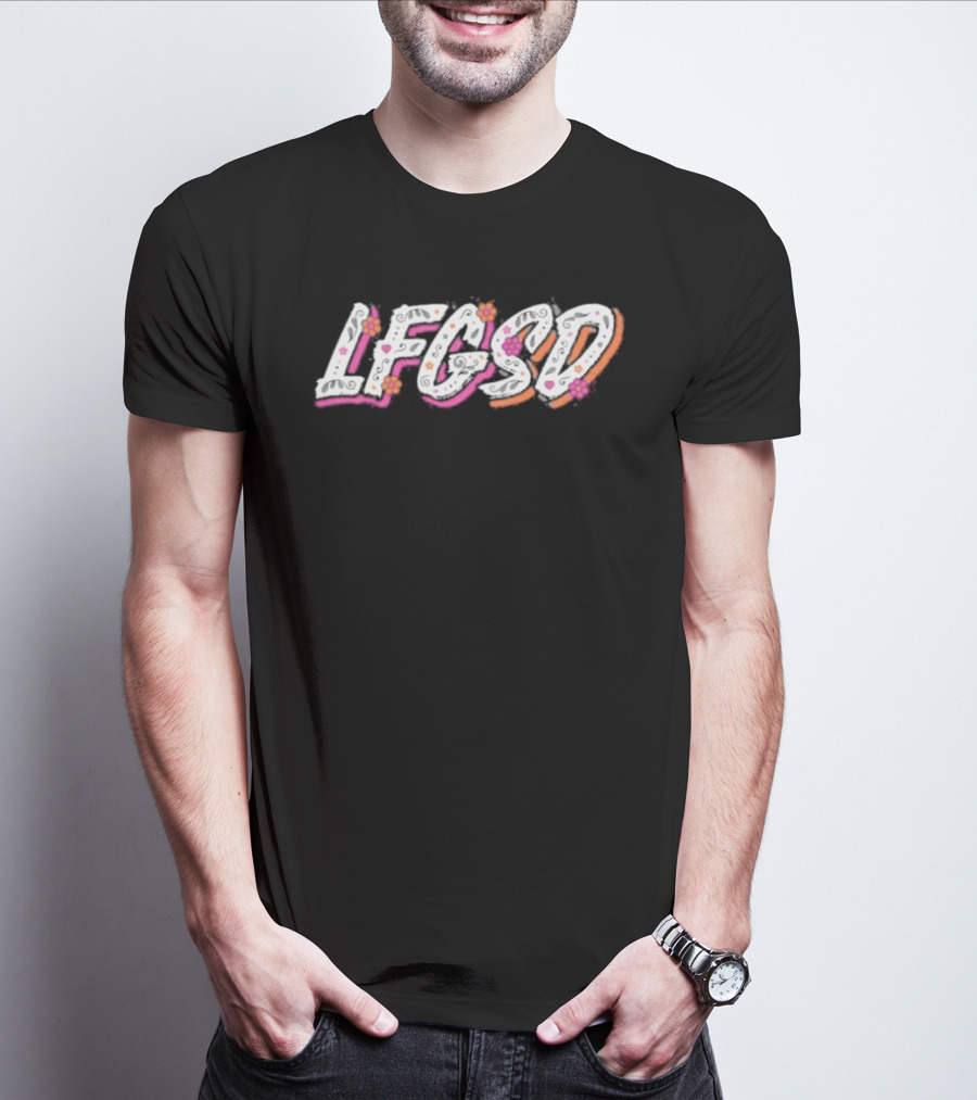 LFGSD Floral Inspired San Diego T-Shirt