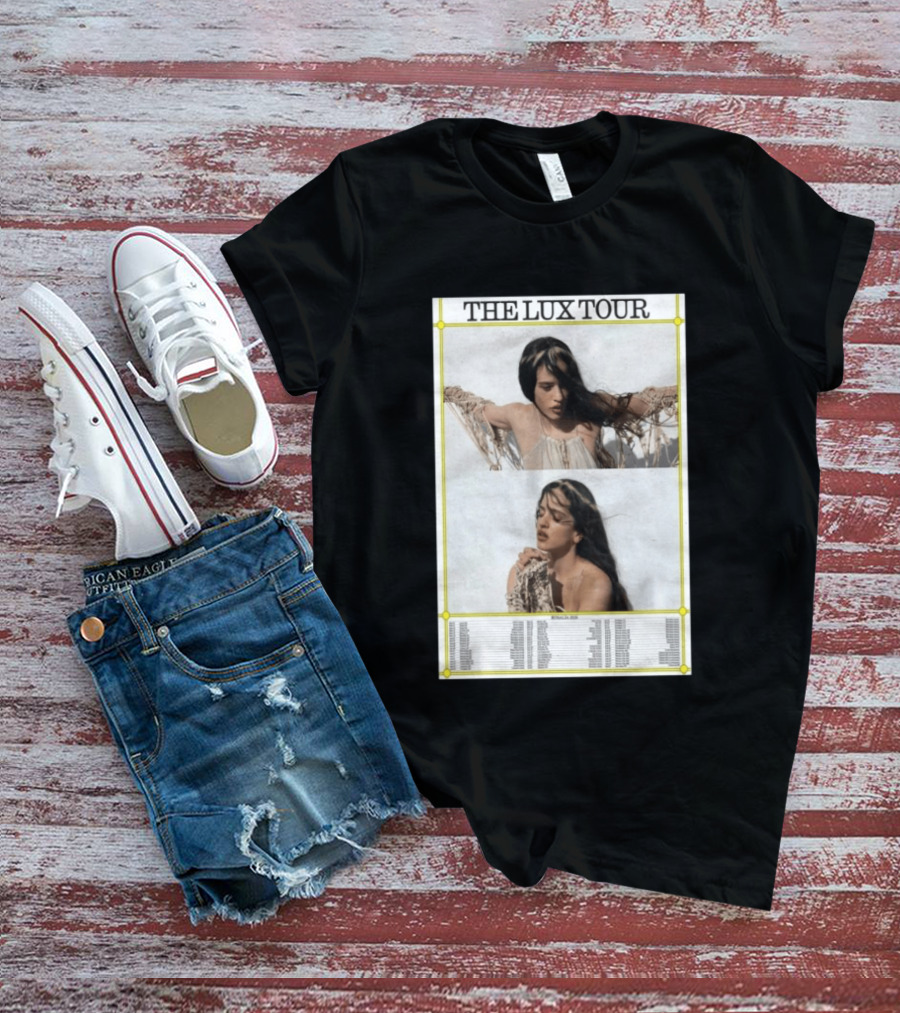 THE LUX TOUR Rosalía 2026 List T-Shirt