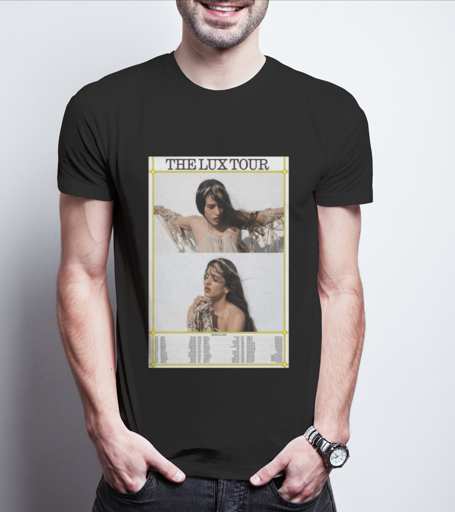 THE LUX TOUR Rosalía 2026 List T-Shirt