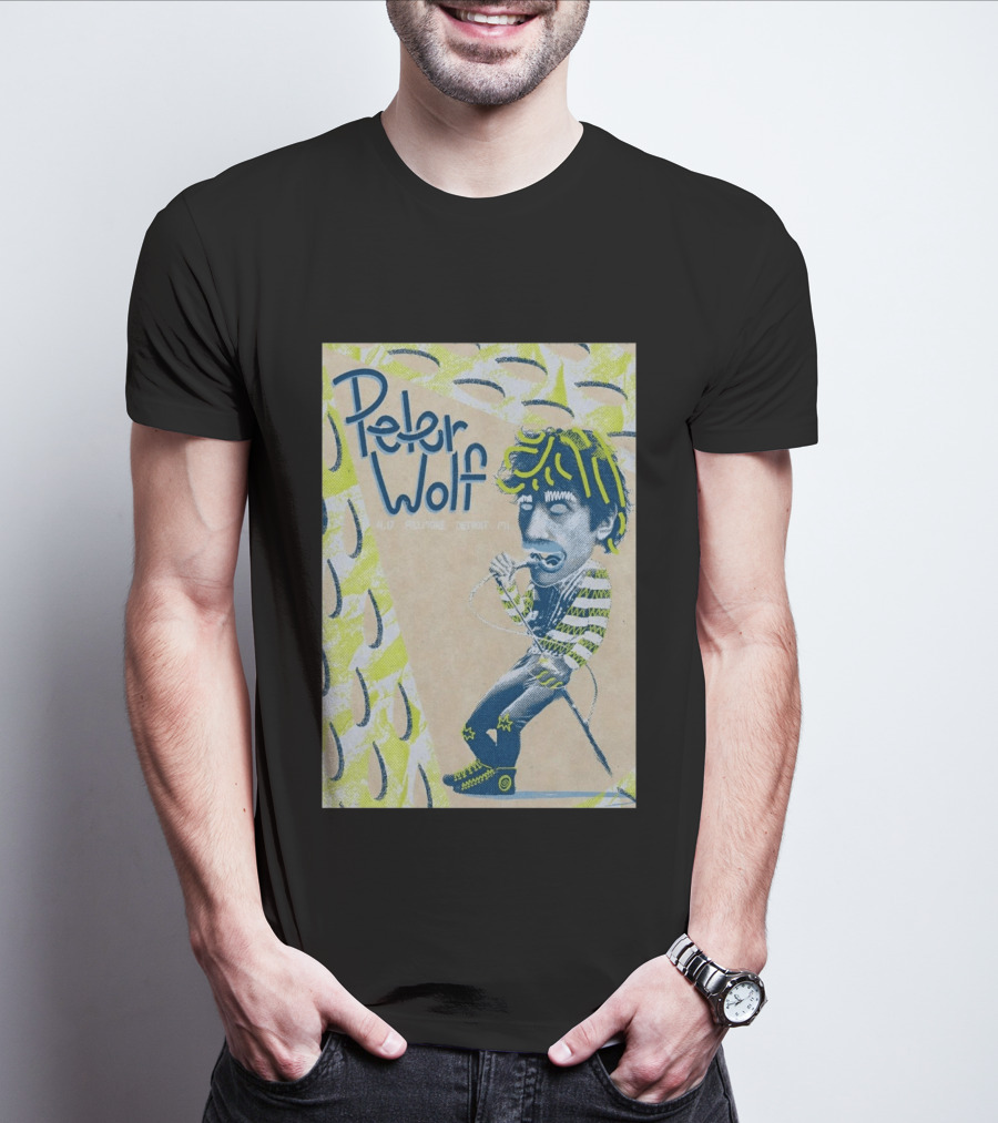 Peter Wolf Apr 17 Fillmore Detroit MI T-Shirt