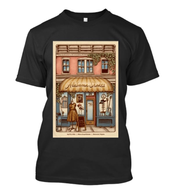 Alabama Shakes Live April 16 2026 Allianz Amphitheater Richmond Virginia T-Shirt