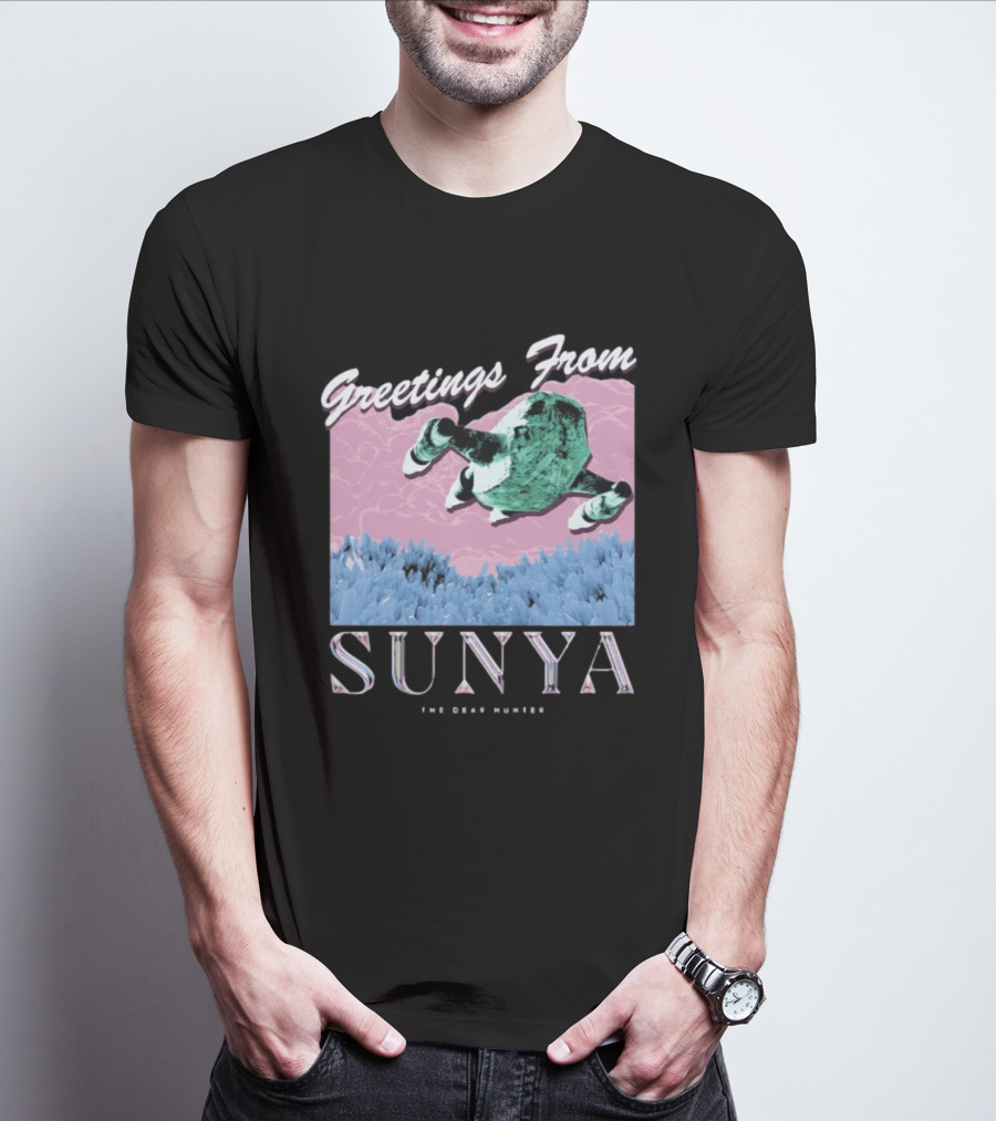 Greetings From Sunya The Dear Hunter Retro Futuristic T-Shirt