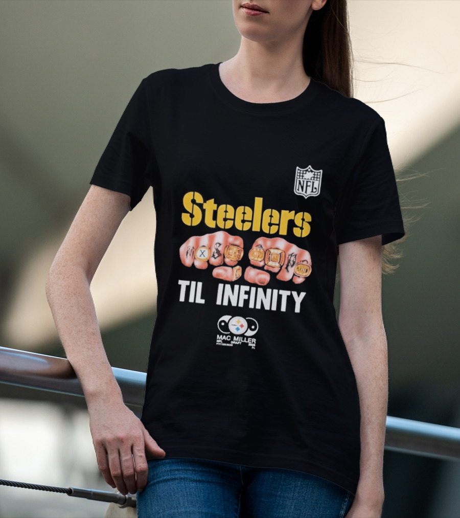 Steelers Til Infinity Mac Miller NFL T-Shirt