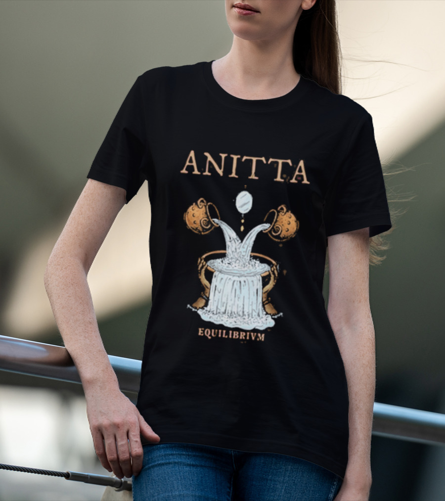 Anitta Equilibrivm Water Dual Amphora Pouring Balance T-Shirt