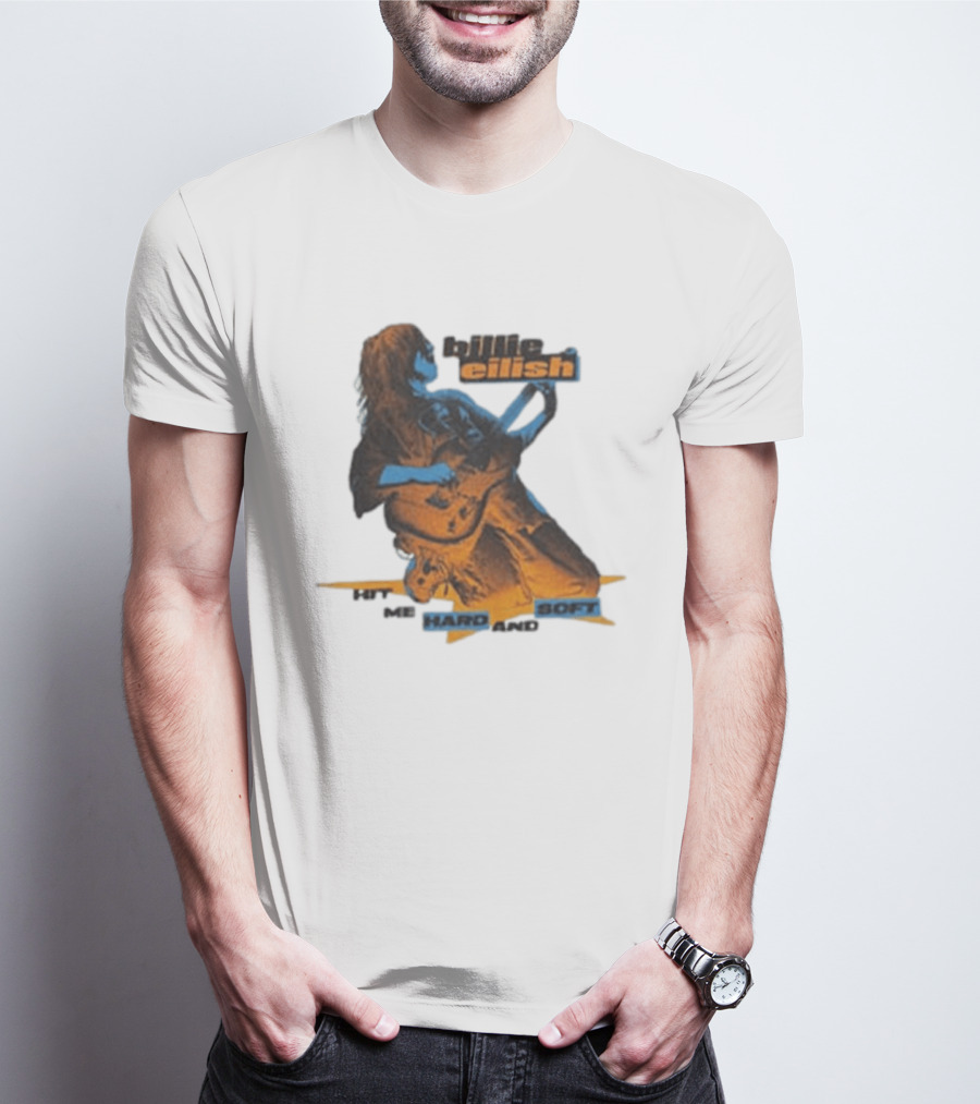 Billie Eilish Hit Me Hard And Soft Guitar T-Shirt
