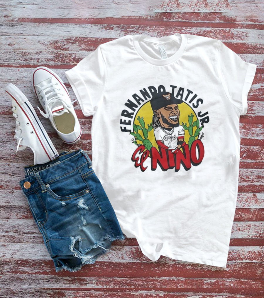 Fernando Tatis Jr El Niño Chihuahuas Cactus MLB Baseball T-Shirt