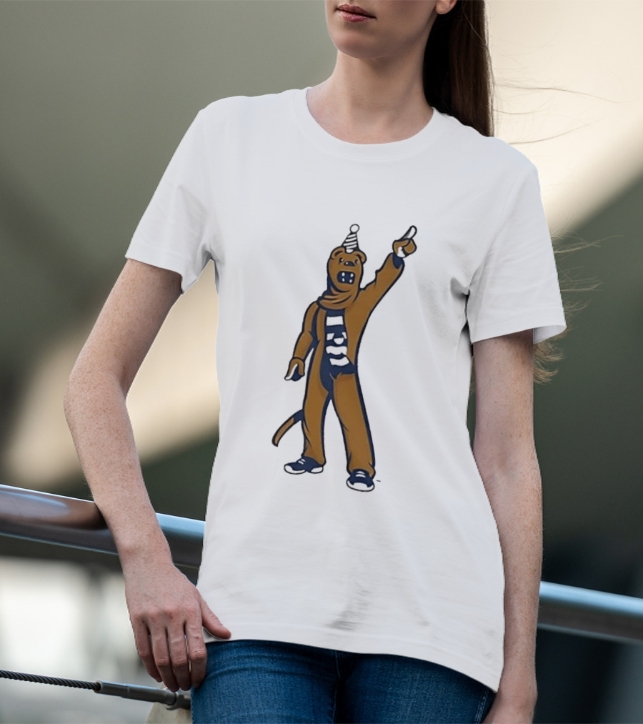 Penn State Nittany Lions Mascot Roaring Fan Spirit Outfit T-Shirt