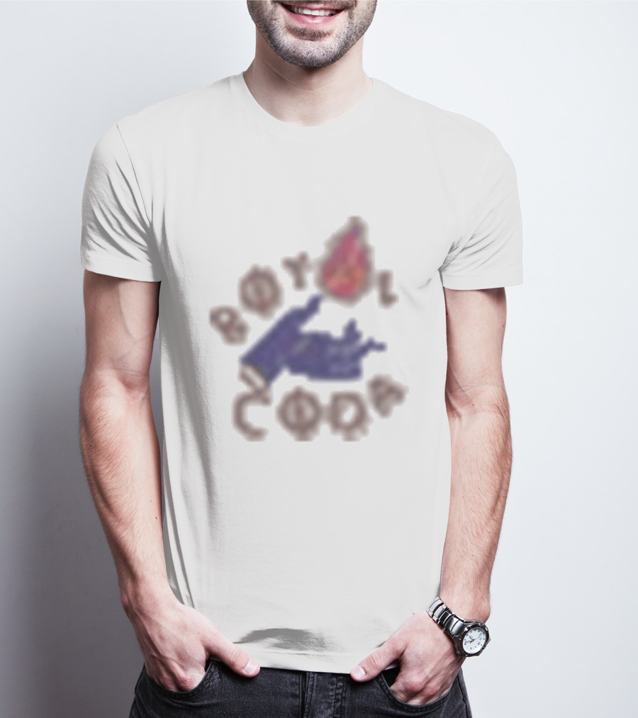 Boys Of Color Indigo Flame And Hand T-Shirt