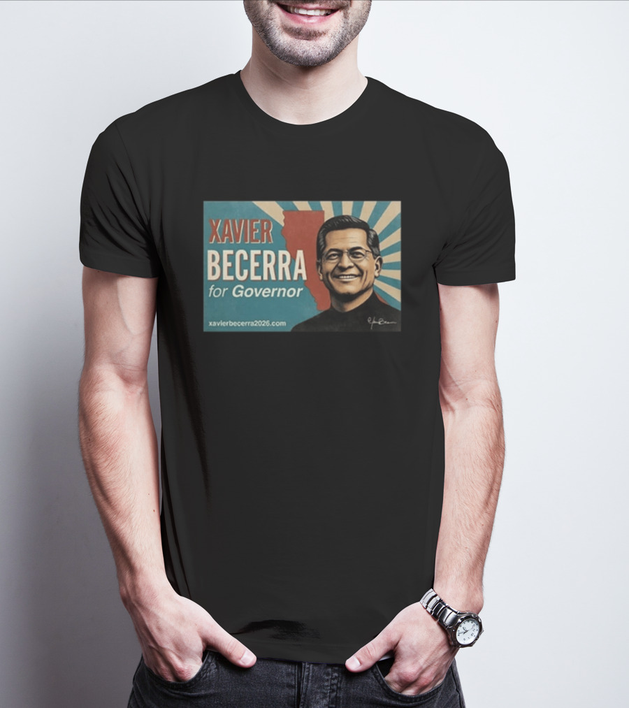 Xavier Becerra For Governor 2026 California USA Campaign T-Shirt