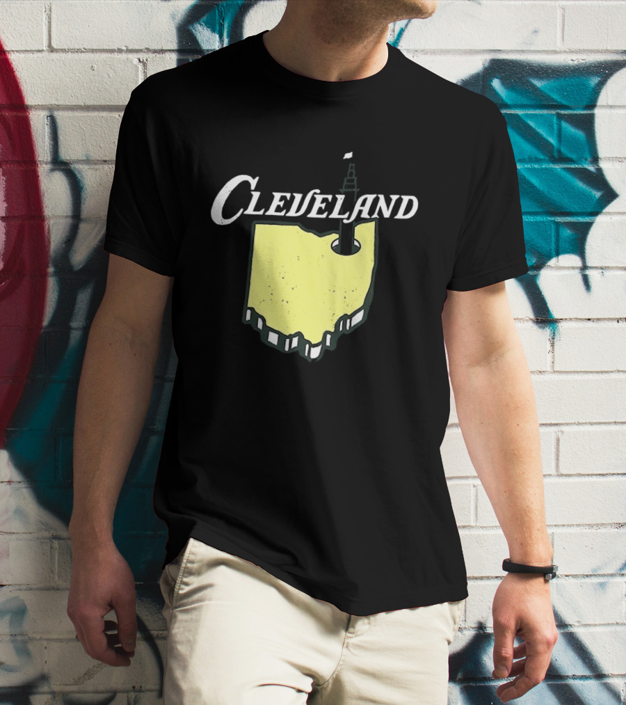 Cleveland Golf 2026 Ohio Map Tower T-Shirt