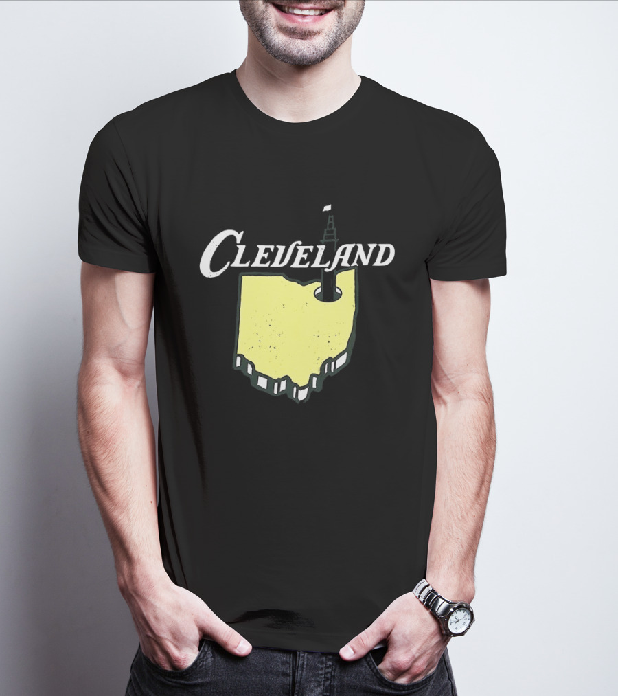 Cleveland Golf 2026 Ohio Map Tower T-Shirt