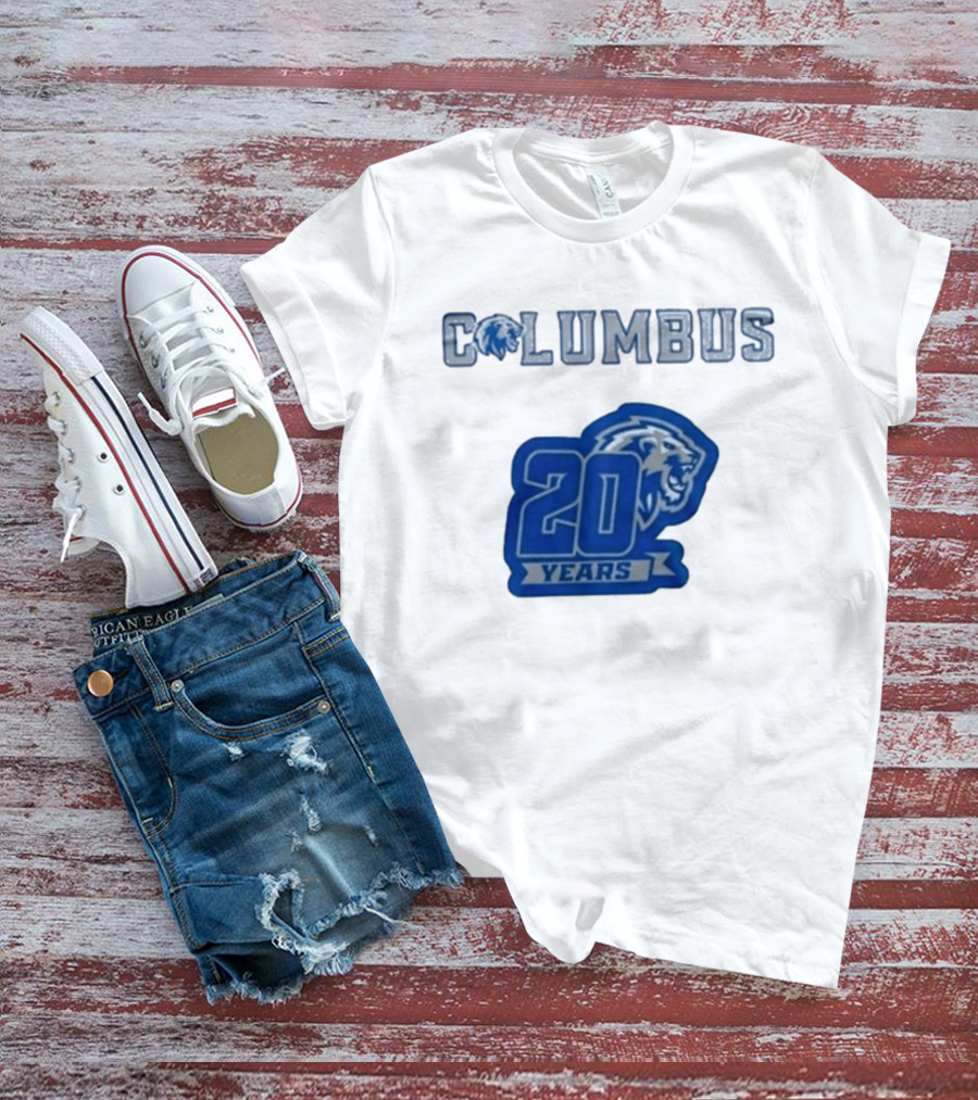 Columbus Lions 20 Years Celebration T-Shirt