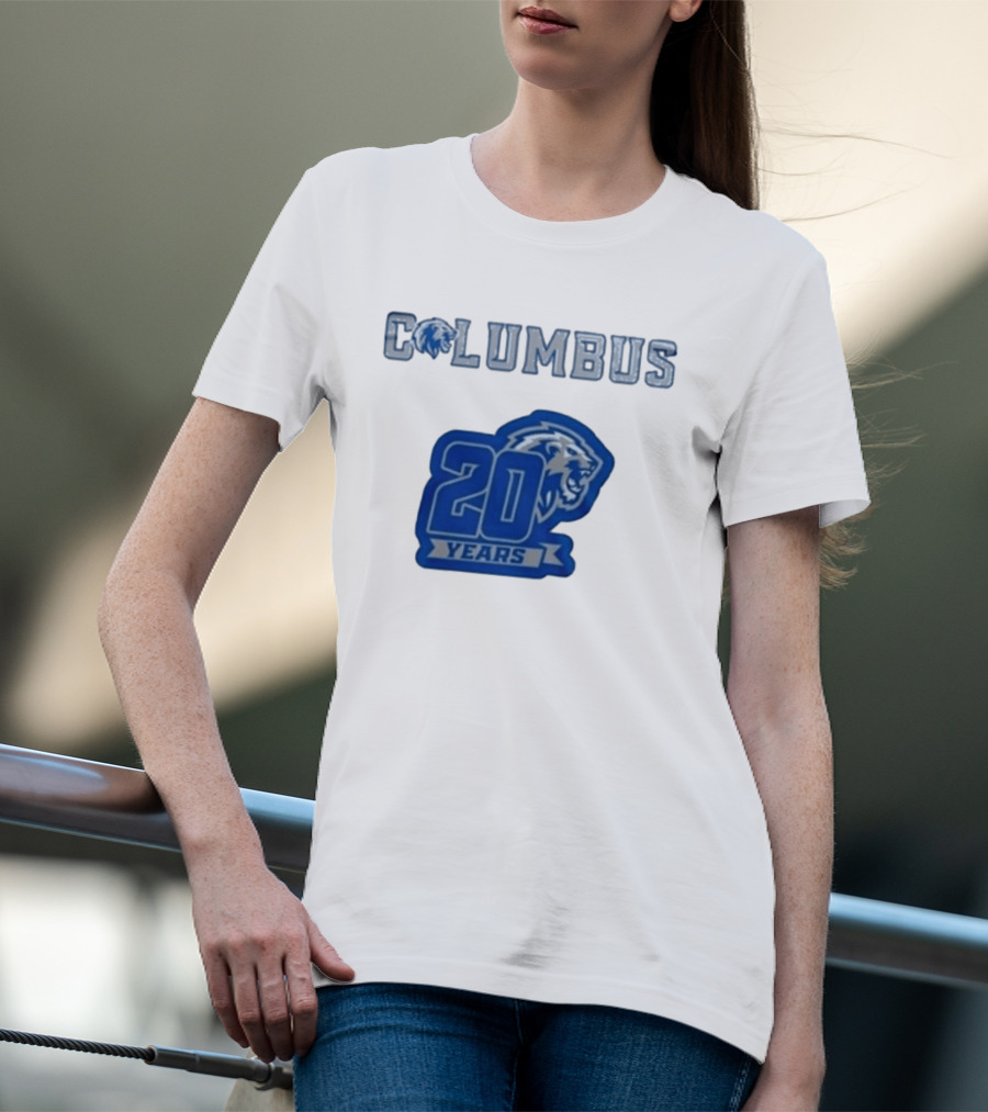 Columbus Lions 20 Years Celebration T-Shirt