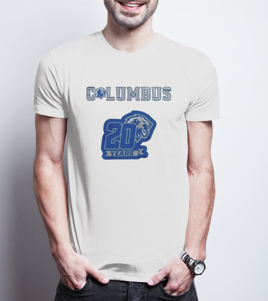 Columbus Lions 20 Years Celebration T-Shirt