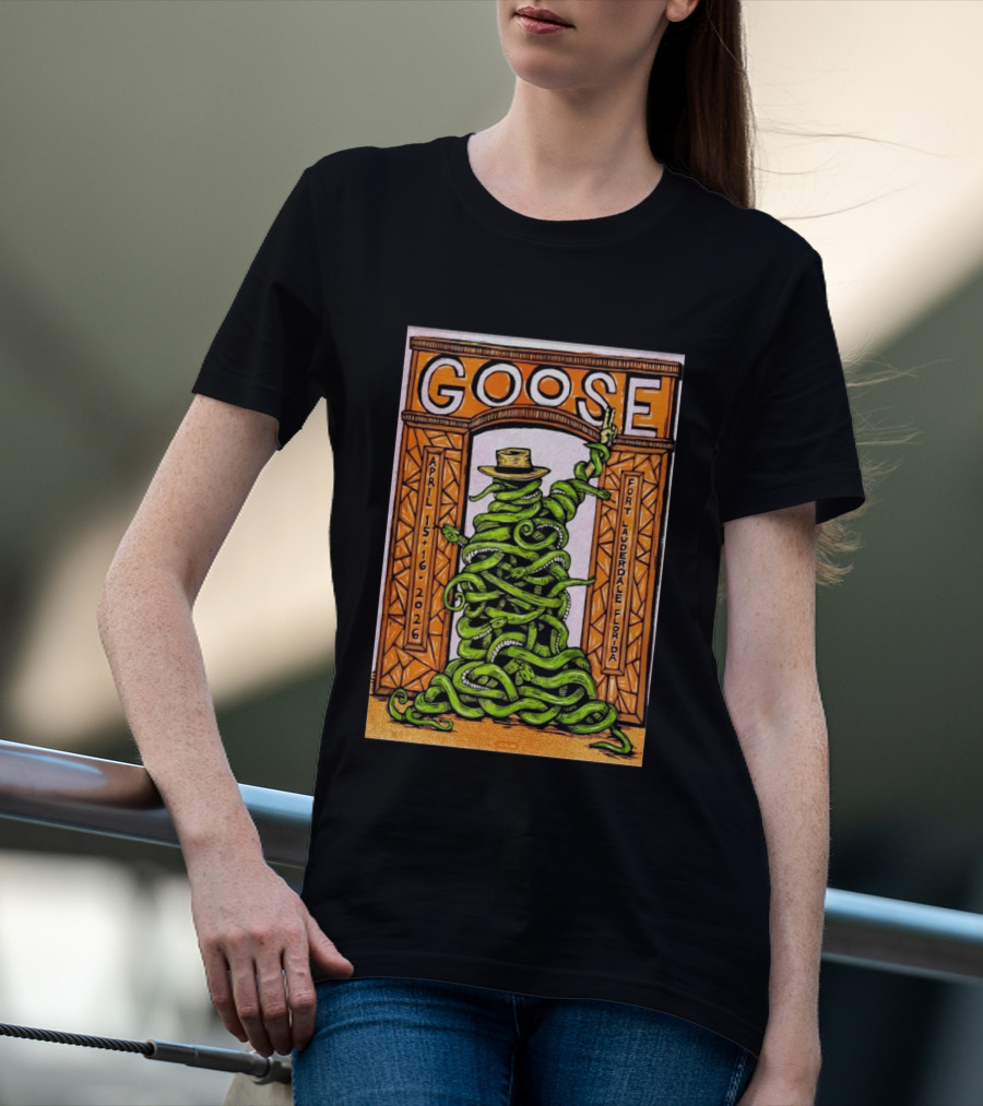 Goose War Memorial Auditorium Fort Lauderdale April 15 16 2026 T-Shirt
