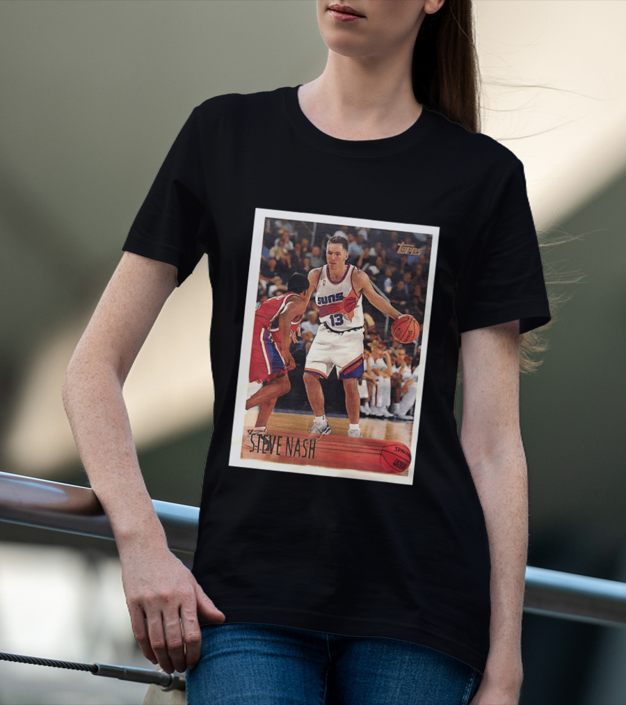 Steve Nash Phoenix Suns Topps NBA Card 13 T-Shirt