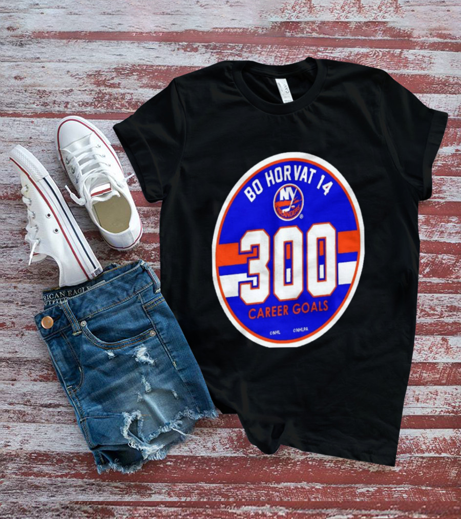Bo Horvat 14 Islanders NHL 300 Career Goals T-Shirt