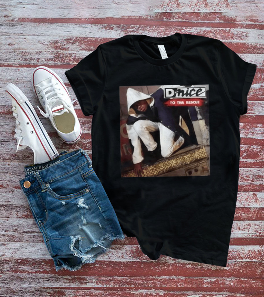 D Nice To Tha Rescue Urban Style Album Cover T-Shirt