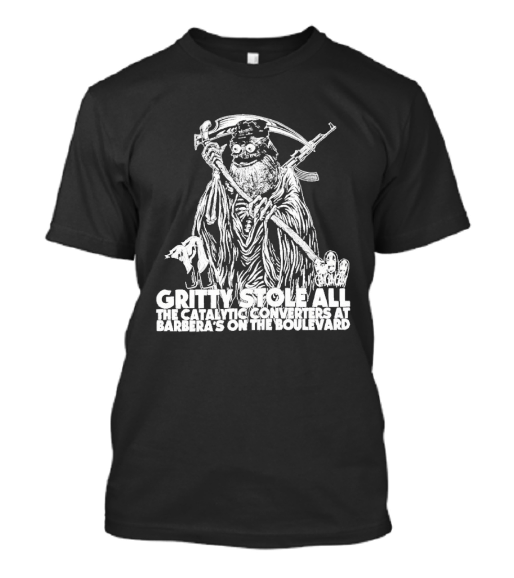 Gritty Flyers Stole All The Catalytic Converters At Barbera's On The Boulevard T-Shirt