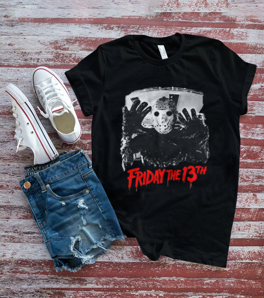 Friday The 13th Jason Voorhees Horror Icon Classic Mask T-Shirt