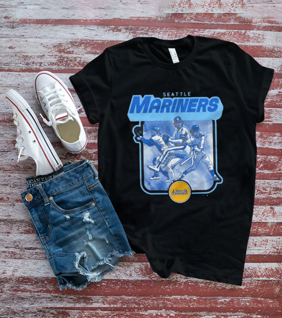 Seattle Mariners Retro Baseball Players T-Shirt
