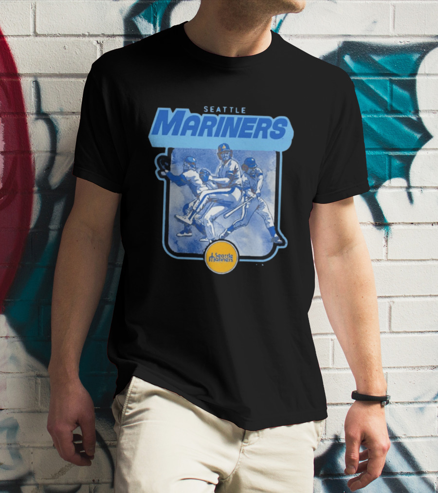 Seattle Mariners Retro Baseball Players T-Shirt