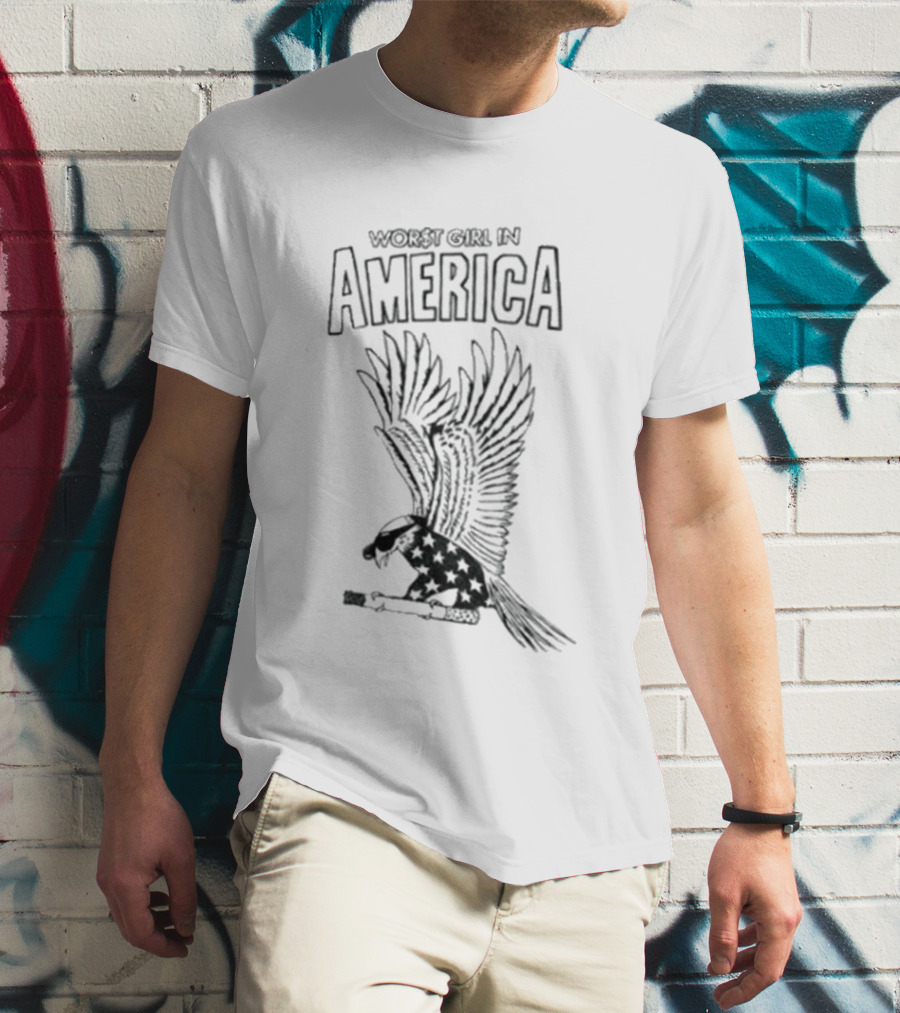 Slayyyter Worst Girl In America Eagle T-Shirt