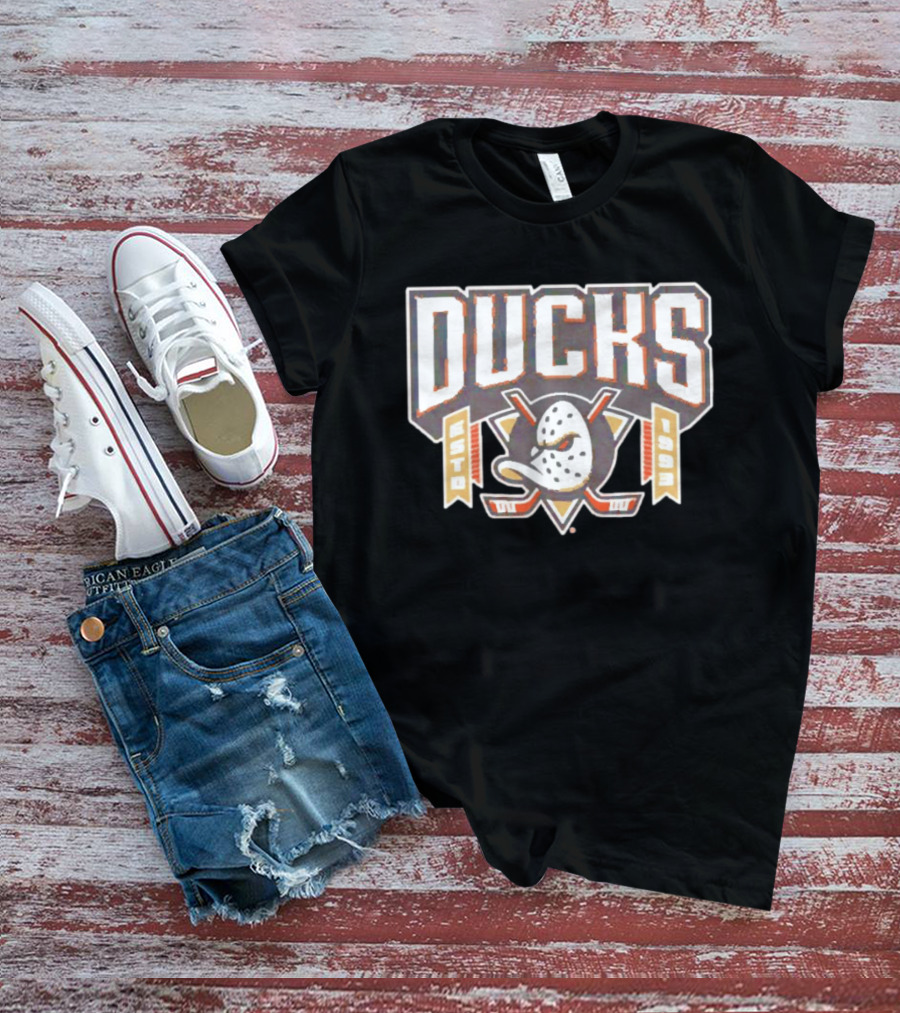 Raise The Banners Anaheim Ducks Est 1993 Retro Hockey T-Shirt