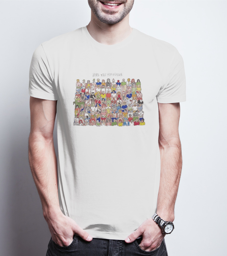 Find The Pit Vipers Crowd Search Puzzle T-Shirt