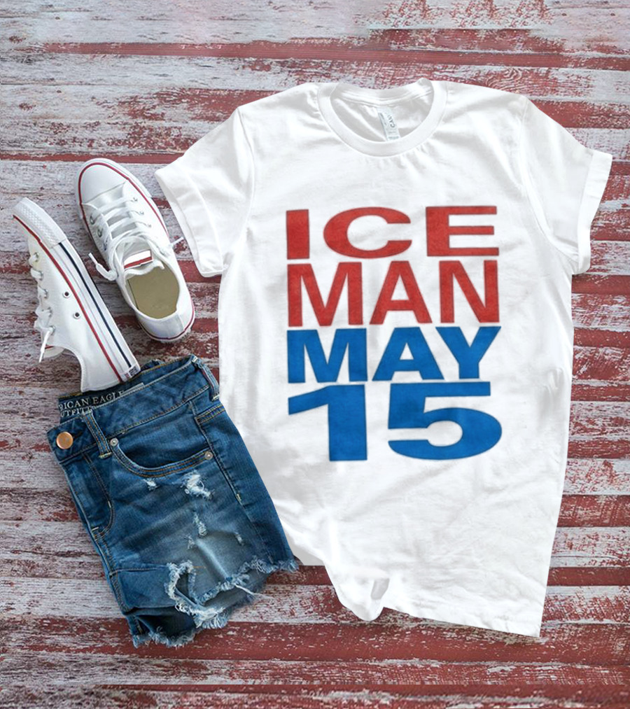 Iceman May 15 Bold Red Blue T-Shirt